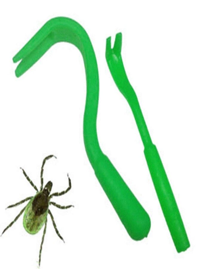 Sage Square Anti Tick/Lice/Flea/Mite Remover/Picker/Tweezer for Healthy Care of Puppies/Dog/Cat/Kitten (Green) - Image 4